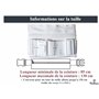 Stilux® Ceinture Ihram Blanche avec Sac Banane pour Hajj et Omra, Sacoche Banane en Coton avec Multi-Poches, Sac Etanche Ajustab