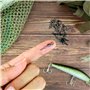 AMZfishing® Lot de 20 émerillons Drop-Shot | Émerillons de pêche | Tourbillons Drop Shot | Kit de tourbillons de pêche | Lot de 