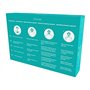 EUROPAPA® 20x FFP2 Masque respiratoire vert Masque anti-poussière 5 couches Hygiénique Emballé individuellement
