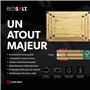 REDSALT® lot de 3 planches à découper bambou antidérapant | planches bois de qualité supérieure certifiées FSC | 38x26, 32x22, 2