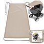 Pare Soleil Poussette Universelle, 1 Ombrelle Poussette, Toile Anti-UV UPF50+, Parasol Réglable pour Nacelle| Sac de rangement i