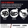 Optio Cycle Clé à Pédale 15 mm – Clé pedalier Vélo | Clé Pédale Vélo Robuste pour Montage et Demonte Pedale