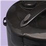 REISHUNGER Cuiseur à riz & cuiseur vapeur avec revêtement céramique, noir, 1,8L - jusqu'à 10 portions - Préparation rapide sans 