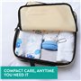 Cynpel Bidet Portable Soin Post-Partum - 600ml Peri Bottle Femmes - Douche Intime Perinée Jet à l'Envers - Pompe Lavage de Voyag