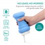 Cynpel Bidet Portable Soin Post-Partum - 600ml Peri Bottle Femmes - Douche Intime Perinée Jet à l'Envers - Pompe Lavage de Voyag