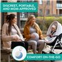 Cynpel Bidet Portable Soin Post-Partum - 600ml Peri Bottle Femmes - Douche Intime Perinée Jet à l'Envers - Pompe Lavage de Voyag