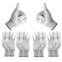 Minadax ESD Gants antistatiques Finger-TIP – 5 paires Taille XL/10 – Pour réparation