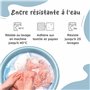 StiKiddo® Tampon Vetement Enfant - Tampon Personnalisable pour Textiles et Papier - Prénom Marqueur Vetement Enfant pour Crèche 