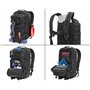 TOMcase Sac à Dos Ready to Fly pour DJI Mini 4 Pro Fly More Combo, DJI RC 2 ou radiocommande Standard & Nombreux Accessoires