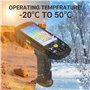 Tera Scanner de Codes à Barres Android 10 PDA Terminal Zebra SE4710 4" Ecran Tactile Ordinateur Mobile Portable avec Station de 