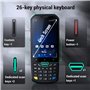 Tera Scanner de Codes-Barres Android 11 avec 26 Touches Moteur de Scannage HS7 IP67 Rugged 4+64GB Batterie de 5100 mAh Charge Ra
