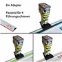 Adaptateur de rail de guidage professionnel pour Ryobi R18TR / RTR18 / AEG BOF 18BL2 Ridgid 18 V Octane™ pour Makita/Bosch/Festo