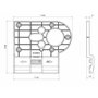 Adaptateur de rail de guidage professionnel pour Bosch GKF 12V-8 pour Makita/Bosch/Festool/Mafell Rail de guidage défonceuse