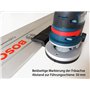 Adaptateur de rail de guidage professionnel pour Bosch GKF 12V-8 pour Makita/Bosch/Festool/Mafell Rail de guidage défonceuse