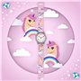 Cander Berlin MNA 0430 E Montre pour enfant avec fermeture Velcro magnétique étanche 3 ATM Montre d'apprentissage analogique Lic