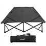 Skandika Lit de Camp Bodo| Lit de Camp Double pour 2 Personnes