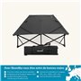 Skandika Lit de Camp Bodo| Lit de Camp Double pour 2 Personnes, Lit de Camping Pliable, supporte jusqu'à 250 kg, Lit d'appoint |