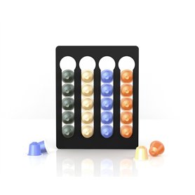 NewGround Designs Support mural pour 20 capsules Nespresso - Distributeur de capsules - Support mural sans perçage