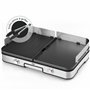 LEBENLANG 2400W Plancha électrique - Avec pince à barbecue & Protection contre les éclaboussures I Pour intérieur & exterieur I