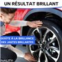 Ivality® Brosse à Jantes en Microfibres Extra Fine - Nettoyage en Douceur Jusqu'au Fond de la Jante - Brosse à Jantes en Microfi