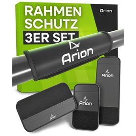 Arion Lot de 3 protections de cadre de vélo I Protection de transport compatible avec porte-vélos Thule I Cadre de protection en