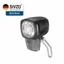 ADDVIEW Hammer M60 Lampe de vélo avec alternateur, phare 60 lux, lampe de vélo LED avec capteur de luminosité, feu de position, 