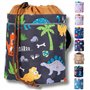 Knuffig Sacoche de guidon pour enfant - Sacoche de vélo réfléchissante pour vélo et vélo d'enfant - Panier de vélo - Réglable gr