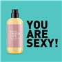 JUST LOVE Huile de Massage sensuelle avec un parfum envoûtant de chocolat blanc – pour des massages intimes en couple et des mom