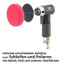 STAHLWERK OSK-150 ST Ponceuse excentrique à air comprimé - Jusqu'à 15 000 tr/min - Ponceuse à air comprimé réglable en continu -