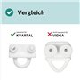 Glisseur pour Rideaux Compatible avec IKEA KVARTAL Galet et Crochet Patin Accroche Rideaux (24 Sets)