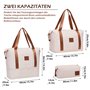 COOLIFE Ryanair Sac de voyage pour femme - 40 x 20 x 25 cm - Bagage à main - Sac de weekend - Sac de natation étanche - Sac de v