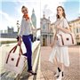 COOLIFE Ryanair Sac de voyage pour femme - 40 x 20 x 25 cm - Bagage à main - Sac de weekend - Sac de natation étanche - Sac de v