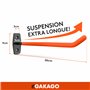 Gakago Support mural pour pneus - Jeu de 4 supports pour jantes avec vis et chevilles et instructions de montage - Support mural