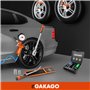 Gakago Support mural pour pneus - Jeu de 4 supports pour jantes avec vis et chevilles et instructions de montage - Support mural