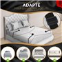 DaniChou Premium Menottes sex adulte lit, peluche extra & mousquetons exclusifs, attache lit sex adulte & BDSMS Set, fouet sex a
