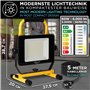 ExcelsiorLight - Premium Projecteur de chantier LED [60 W] - Lampe de travail étanche IP65 [6000LM/5000K] - Lampe de chantier à 