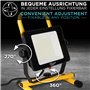 ExcelsiorLight - Premium Projecteur de chantier LED [60 W] - Lampe de travail étanche IP65 [6000LM/5000K] - Lampe de chantier à 