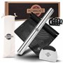 PIZZAMACHETE Rouleau à pâtisserie en acier inoxydable 35 cm