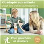 4 Cibles et 1 Carquois | 3 LB Tir à l'arc pour Enfant (Intérieur et D'Ex