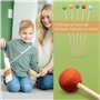 BOWRILLA® Arc et Fleches Enfant en Bois avec 5 Flèches, 4 Cibles et 1 Carquois | 3 LB Tir à l'arc pour Enfant (Intérieur et D'Ex