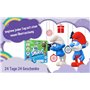 Calendrier de l'Avent 2024 - Calendrier de l'Avent original Schtroumpfs - Jouets à collectionner pour garçons et filles - 12 fig