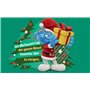 Calendrier de l'Avent 2024 - Calendrier de l'Avent original Schtroumpfs - Jouets à collectionner pour garçons et filles - 12 fig