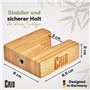 CRID Support mural pour batte de baseball - Support mural en bambou au design minimaliste, matière première 100 % naturelle, con