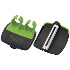 Better Smart Lot de 2 éplucheurs innovants - Éplucheur précis des fruits et légumes ! Ustensiles de haute qualité