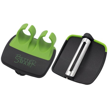 Better Smart Lot de 2 éplucheurs innovants - Éplucheur précis des fruits et légumes ! Ustensiles de haute qualité