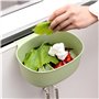 Penelife 2x Poubelle Plan de Travail - Poubelle a Suspendre - Poubelle Table a Langer Bebe - Bac Plastique Poubelle Cuisine 26 x