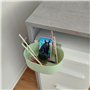 Penelife 2x Poubelle Plan de Travail - Poubelle a Suspendre - Poubelle Table a Langer Bebe - Bac Plastique Poubelle Cuisine 26 x