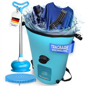 Machine à laver portable sans électricité – Kit de planche à laver pliable