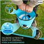Machine à laver portable sans électricité – Kit de planche à laver pliable, petit et léger pour le lavage à la main, machine à l
