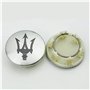 kykj 4 pièces 55mm Auto Cache Moyeux pour Maserati Levante Quattroporte Ghibli Granturismo